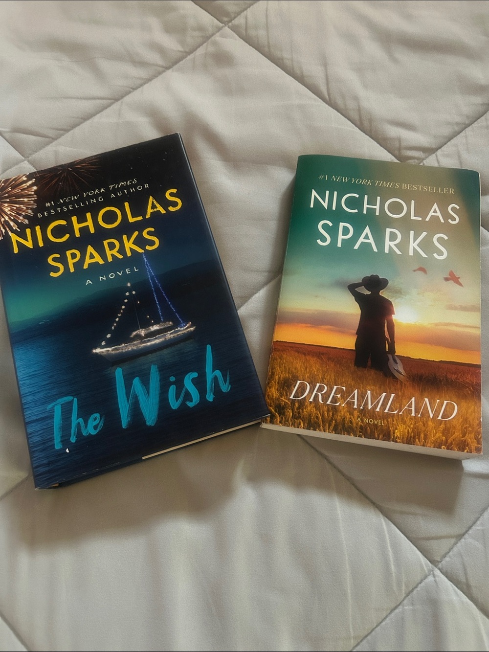 Nicholas Sparks Hardcover Book - The Wish and Dreamland Bundle